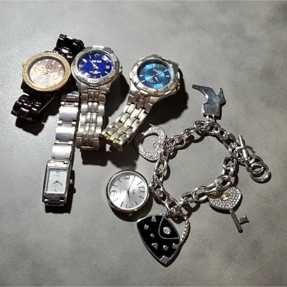 FOSSIL Bundle‎ watches Joseph Bernard Waltham Collizio Premiere bracelet charm